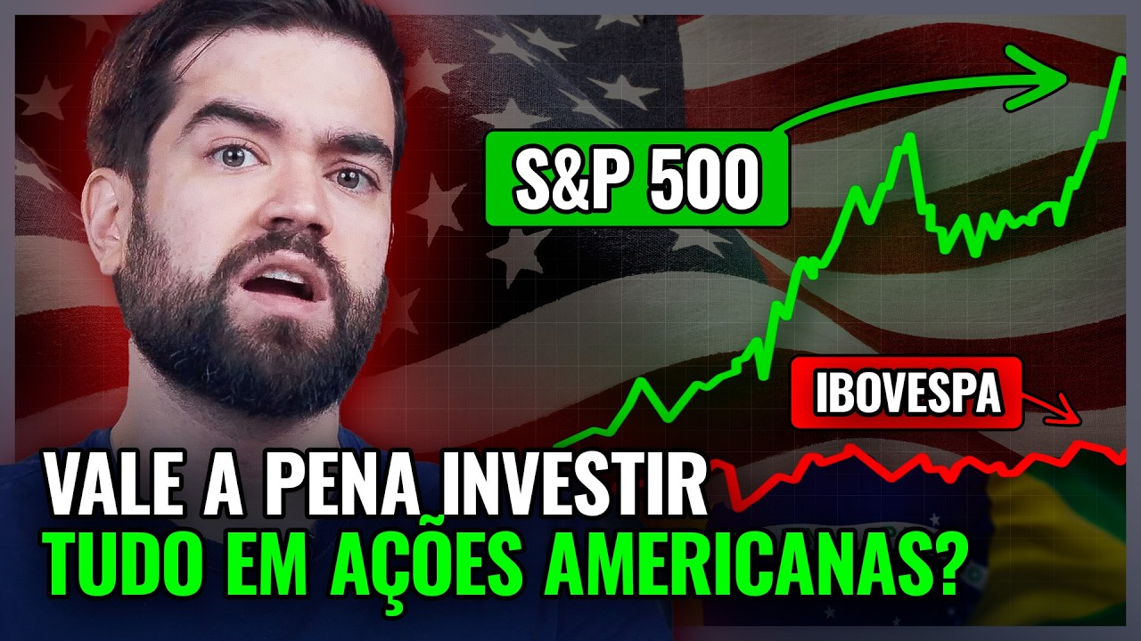 CARTEIRA 100% AÇÕES NO EXTERIOR (EUA) | Vale a Pena montar em 2024?