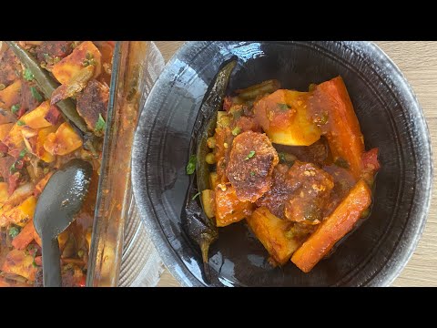 Turkish Meatballs and Vegetables in Tomato Sauce (Izmir Kofte Recipe) -Eipsode 546 - Baking with eda