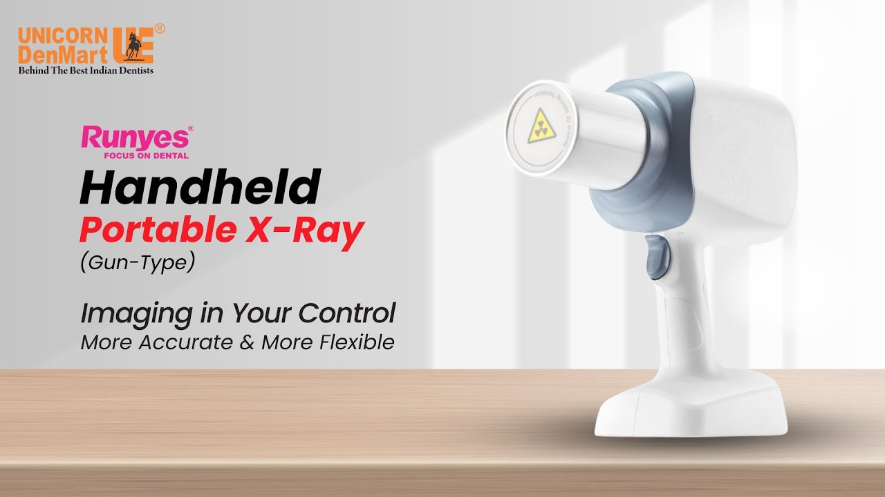 Best Dental Portable Xray Runyes Ray 98P Gun Type Single Handheld Xray by Unicorn Denmart