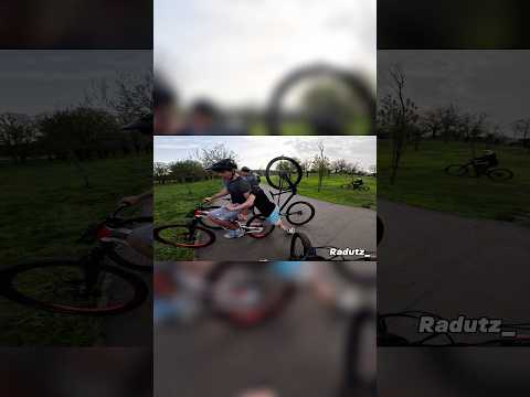 HUGE Fail caught on camera😂 #mtb #fail #crash #expensive #bike