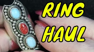 Ring Haul - 20 Rings Jewelry Haul - Sterling Silver Rings - Camera Down Jewelry Haul