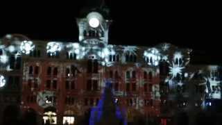 preview picture of video 'New Christmas lights of Trieste - I giochi di luci in Piazza Unità'