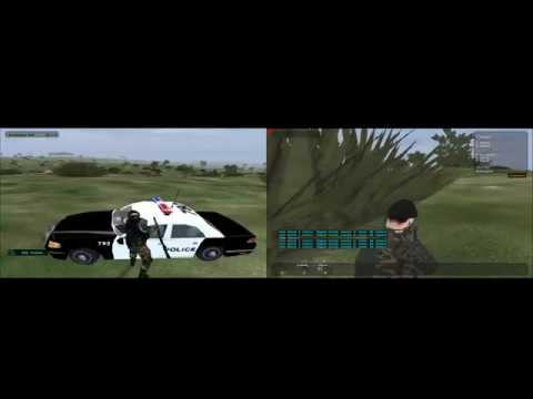 ArmA: Cold War Assault (OFP | Multiplayer): Merged videos of police chase (2017)