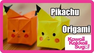 Pikachu Origami - How To Fold (HD)