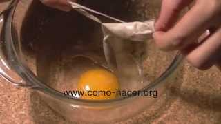 Experimentos caseros para niños - Huevo, vinagre y agua