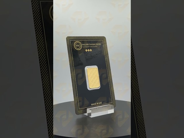 سبيكة ذهب بي تي سي عيار 24 بوزن 5 غرام