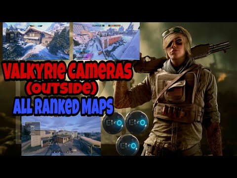 Valkyrie Camera Spots All Ranked Maps (Outside) Steel Wave - Rainbow Six Siege