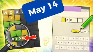 Solving Wordle and Minute Cryptic | 2026 May 14 | A Mind At Play 