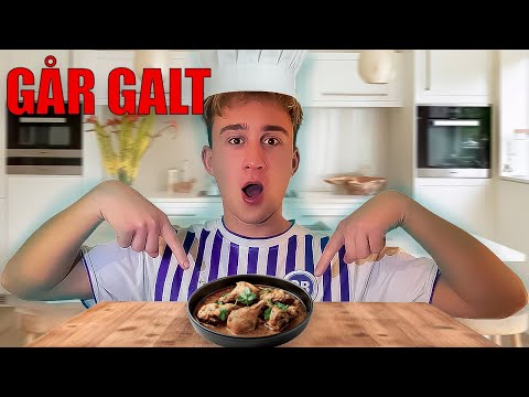 Jeg lavede aftensmad ALENE for første gang… - Mads Frandsen i køkkenet