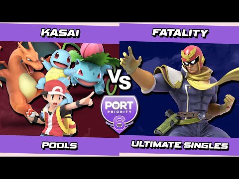 Port 6 Pools - Kasai (Pokemon Trainer) Vs. Fatality (Captain Falcon) SSBU Ultimate Tournament