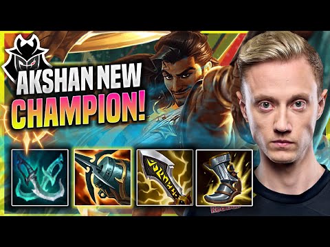 REKKLES IS THE BEST WITH NEW CHAMPION! - G2 Rekkles Plays Akshan ADC vs Kai'sa! | Patch 11.15