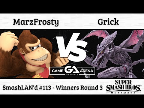 SmashLAN'd 113: MarzFrosty (Donkey Kong) vs. Grick (Ridley) - Winners Round 3