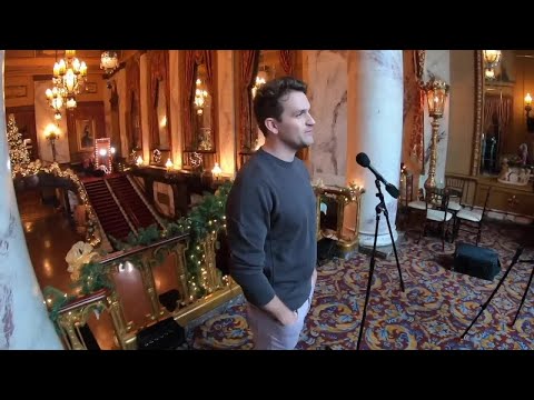 Performer Neil Haskell is back home and on stage as King George in 'Hamilton'