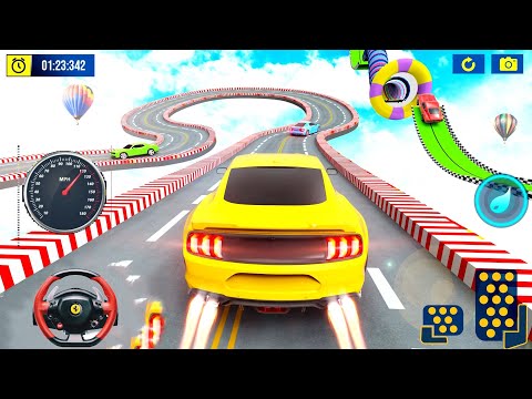 Impossible Car Stunts Driving - Mega Ramps Ultimate Races 3D - GTA V Mega Ramp - Android Gameplay #3