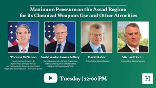 Maximum Pressure on the Assad Regime for its Chemical Weapons Use and Other Atrocities