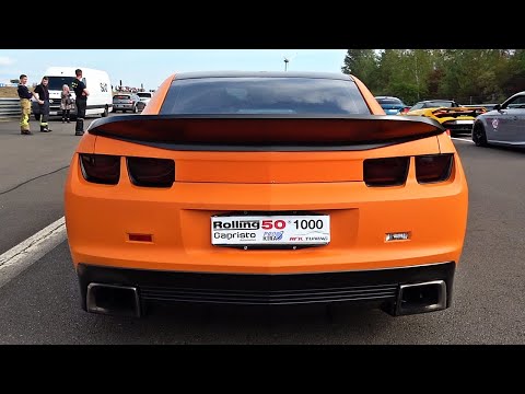 Camaro SS 6.2 V8 Exhaust Sound vs Corvette C7 vs Porsche 997 Turbo