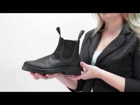 Blundstone Unisex CHISEL TOE black pull-on boots - UK SIZING