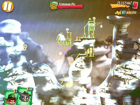 Angry Birds 2 - Map Level 394 - boss room