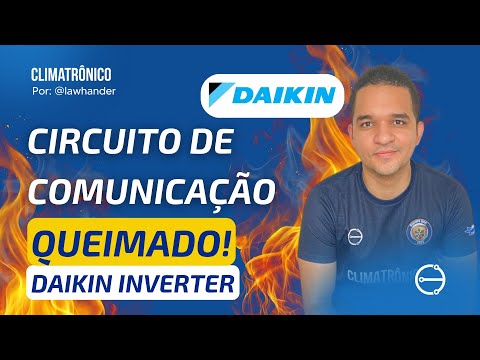 Vídeo: Daikin Inverter: Circuito de Comunicação Queimado - 7 Passos