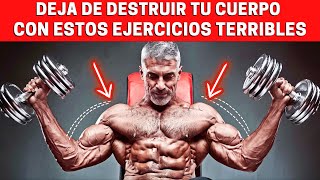 6 ejercicios que TODO HOMBRE MAYOR DE 40 DEBERÍA EVITAR (Riesgo de cirugía de $15,000)