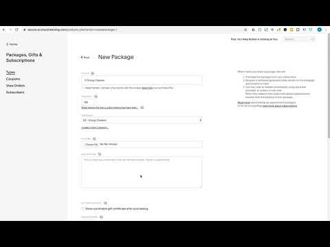 How to Create and Sell Packages in Acuity Scheduling