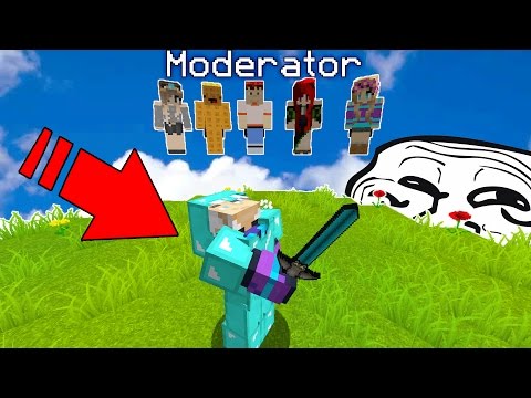 TESTING MY MODERATORS & HACKING ON MY SERVER (Minecraft Trolling) - Free video search site 