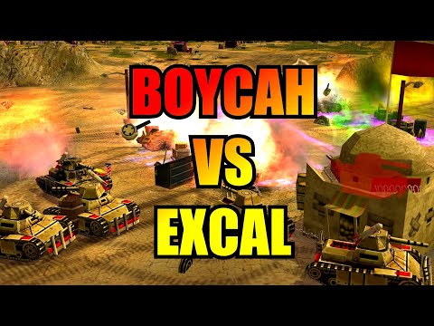 Co-Cast with RaGe - BoYcaH vs ExCaL - 1v1 Pro by LuciferArise - Generals Zero Hour