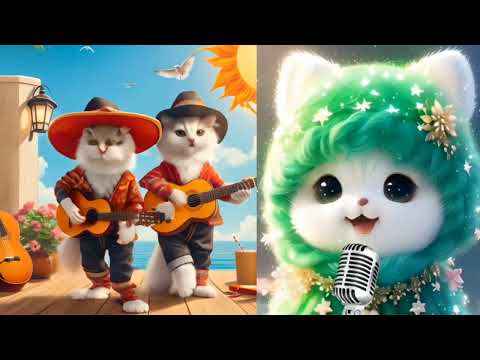 ANIMATED CATS SINGING RAHMATUN PART-2 POEMS LIL'ALAMEEN WOWKIDSOFFICIAL GEMOYCOLORFUL CATS #cat