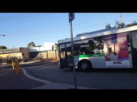 Transperth Volvo B7RLE (Volgren Optimus) TP2743 Departs Oats Street Station