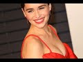 Emilia Clarke HOT Red Dress