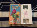 Opening Closing To Barney S Favorite Songs Blockbuster Exclusive 1999 VHS