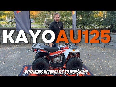 Benzininis keturratis KAYO AU125cc EFI