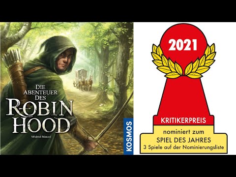 Nominiert zum Spiel des Jahres 2021: „Die Abenteuer des Robin Hood“