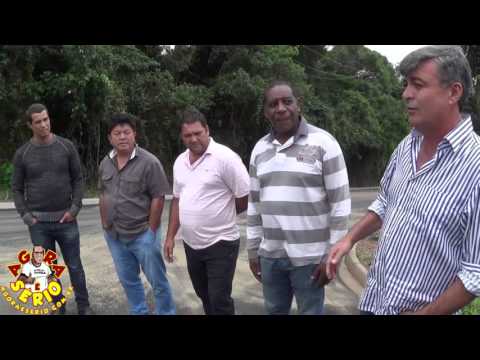 Prefeito Fernandão e Vereadores de São Lourenço da Serra entrega a Pavimentação da Avenida Floreal Park