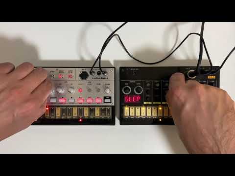 KORG Volca Beats & Volca Bass - Acid House Classic House jamming