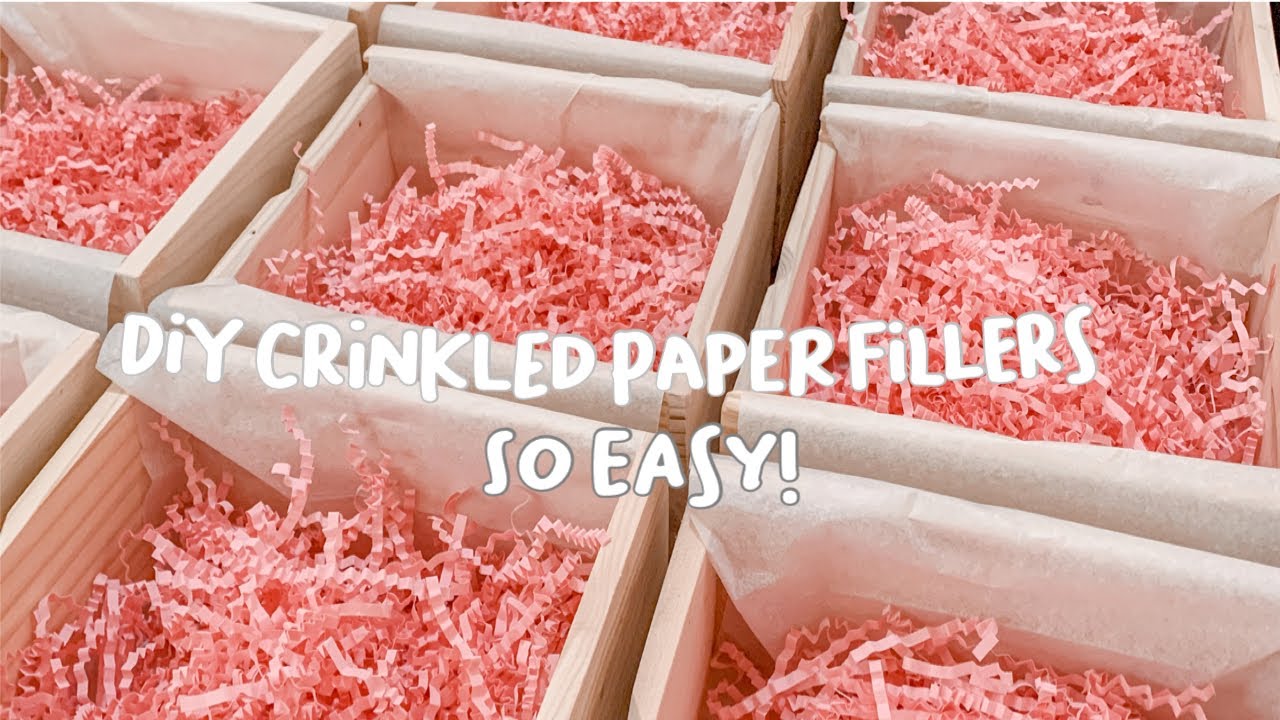 DIY CRINKLE PAPER FILLERS | EASY TUTORIAL SHREDDED PAPER FILLERS| Juneth Gomez