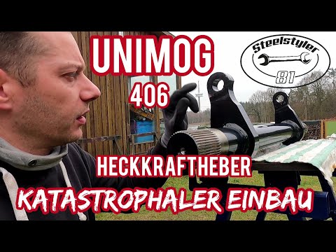 Voll Katastrophe - Heckkraftheber am Unimog und es passt wirklich gar nichts - der super Gau -