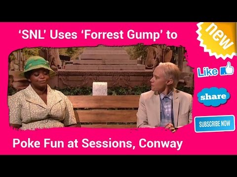 ‘SNL’ Uses ‘Forrest Gump’ to Poke Fun at Sessions, Conway