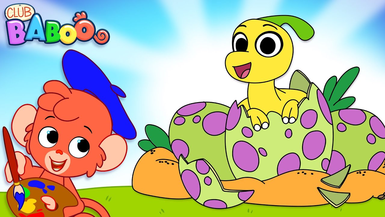 Dinosaur Coloring Book | Dinosaur Drawing and Coloring Pages for kids | Club Baboo