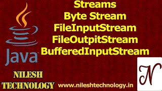 Java Byte Stream | FileInputStream | FileOutputStream | BufferedInputStream | BufferedOutputStream