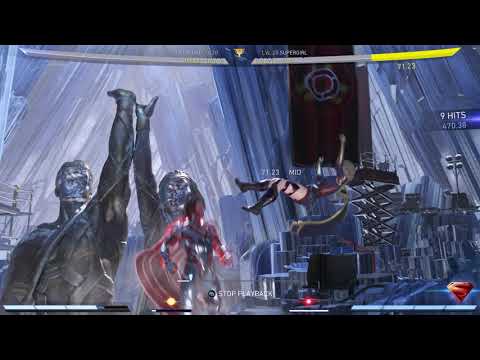 Injustice 2 Superman high damage combos
