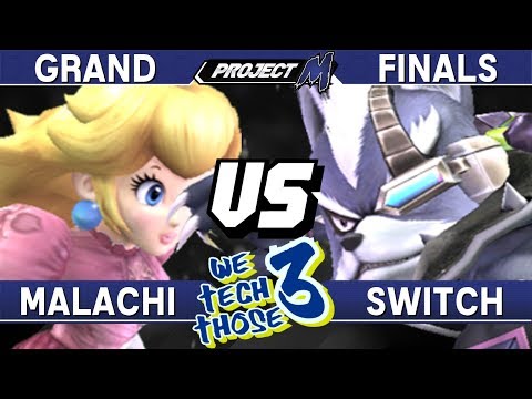 Project M - Malachi (Peach) vs Switch (Wolf) - We Tech Those 3 Grand Finals