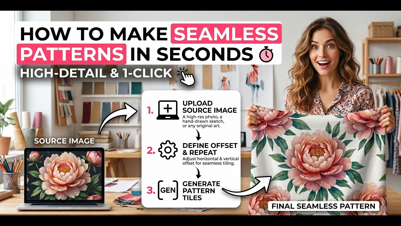 How to Make Seamless Patterns in Seconds ⏱️