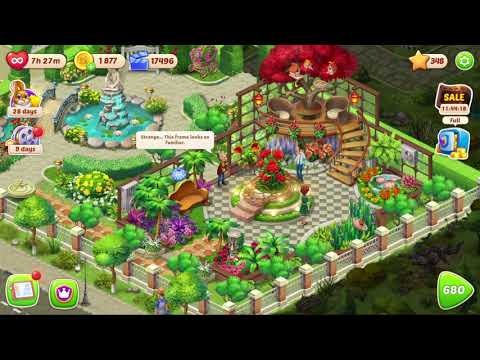 Homescapes Story Walkthrough Gameplay Garden - Day 6