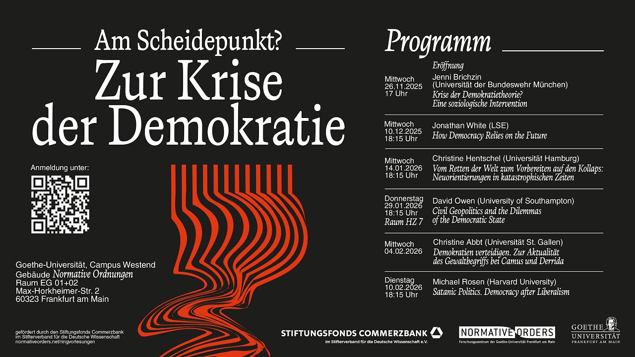 Jenni Brichzin: Krise der Demokratietheorie? Eine soziologische Intervention