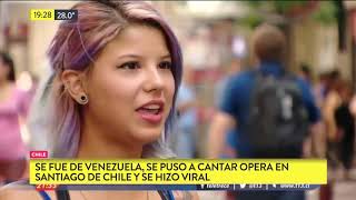 Canta opera, escapó de Venezuela y sigue su sueño en Chile