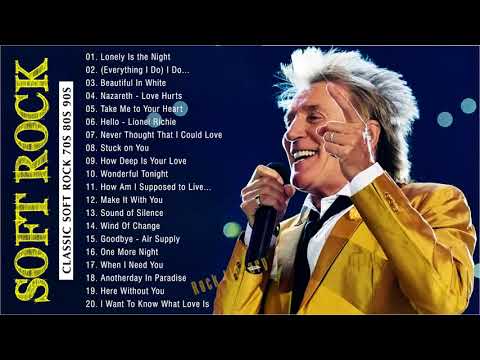 Rod Stewart, DEEP PURPLE, Bee Gees,Elton John,Lobo,Phil Collins,Air Supply 🌺Romantic Soft Rock Songs