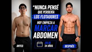 Médico cirujano, poco tiempo y −12 kg: así empezó a marcar abdominales
