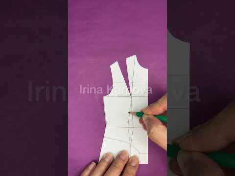 Моделирование одежды. Конструирование одежды. Выкройка блузки. Ирина Карпова.