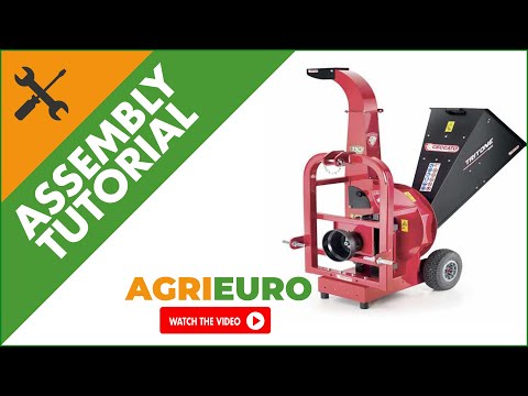 Ceccato Tritone BIG PTO Tractor Garden Shredder - with 3 point attachment - Assembly tutorial